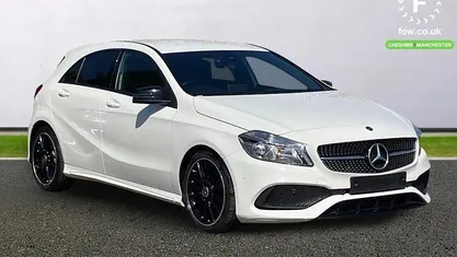Used Mercedes A160 Active 102 HP (75 kW) 2018 White Hatchback