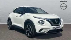 White Used 2021 Nissan Juke Tekna SUV | £16,120 (Fair price)