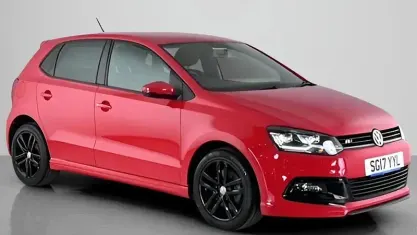 Used VW Polo R-line 110 HP (80 kW) 2017 Red Hatchback