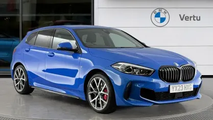 Used BMW 128 Shadowline 265 HP (194 kW) 2023 Blue Hatchback