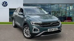 Petrol blue metallic Used 2024 VW T-Roc Style SUV | £25,613 (Fair price)