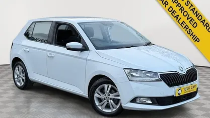 Used Skoda Fabia SE 95 HP (69 kW) 2021 White Hatchback