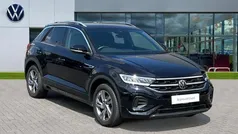 Deep black pearlescent Used 2024 VW T-Roc R-line SUV | £28,155 (Fair price)