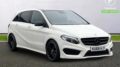 Begagnad Mercedes B200 AMG Line Premium Plus 136 HK (100 kW) 2018 Vit Minibuss