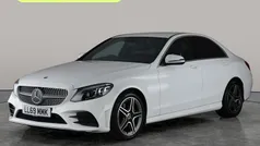 White Used 2019 Mercedes C200 AMG line Sedan | £15,957 (Fair price)