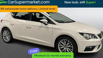 Used Seat Leon SE Dynamic 116 HP (85 kW) 2020 White Hatchback