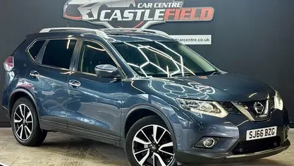 Blue Used 2017 Nissan X-Trail Tekna SUV | £10,495 (Fair price)