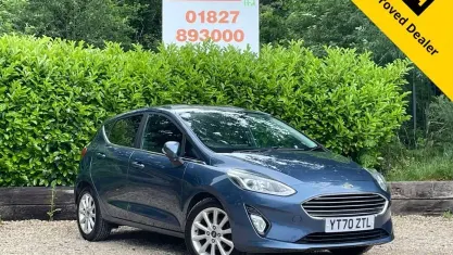 Used Ford Fiesta Titanium 125 HP (91 kW) 2020 Blue Hatchback