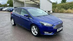 Blue Used 2017 Ford Focus Titanium Hatchback | £6,895 (Good price)
