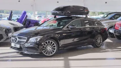 Used Mercedes CLS220 AMG line 177 HP (130 kW) 2016 Black Coupe