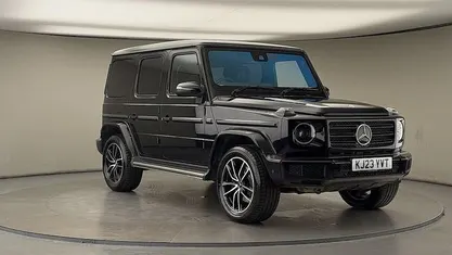 Obsidian black Used 2023 Mercedes G400 AMG line SUV | £121,500 (Fair price)