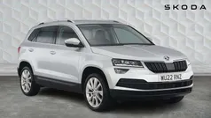 Brilliant silver metallic Used 2022 Skoda Karoq SE L SUV | £22,347 (Fair price)