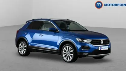 Used VW T-Roc SEL 190 HP (139 kW) 2021 Blue SUV