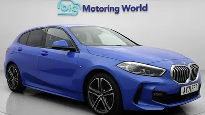 Used BMW 118 M Sport 136 HP (100 kW) 2021 Blue Hatchback