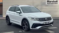 White Used 2021 VW Tiguan R-line SUV | £21,880 (Fair price)