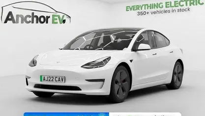 Used Tesla Model 3 Long Range AWD 366 kW (498 HP) 2022 White Sedan