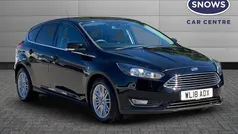 Black Used 2017 Ford Focus Zetec Hatchback | £10,138 (Fair price)