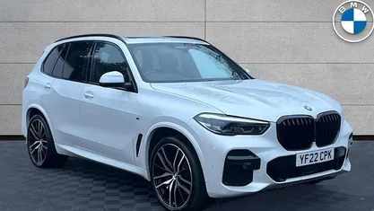 White Used 2022 BMW X5 M Sport SUV | £49,691 (Fair price)