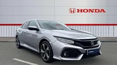 Silver Used 2017 Honda Civic EX Hatchback | £12,450 (Fair price)