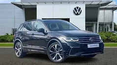 Deep black Used 2022 VW Tiguan R-line SUV | £30,456 (Fair price)