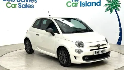 Used Fiat 500 S 69 HP (50 kW) 2018 White Hatchback