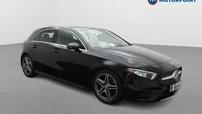 Used Mercedes A200 AMG line 163 HP (119 kW) 2019 Black Hatchback