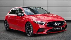 Red Used 2019 Mercedes A35 AMG Premium Plus Hatchback | £27,795 (Fair price)