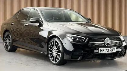 Used Mercedes E200 AMG line 200 HP (147 kW) 2023 Black Sedan