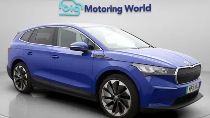 Blue Used 2021 Skoda Enyaq iV ecoSuite SUV | £16,900 (Fair price)