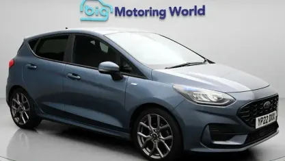 Begagnad Ford Fiesta ST-Line 101 HK (74 kW) 2022 Blå Halvkombi