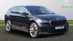 Black Used 2021 Skoda Enyaq iV Suite SUV | £18,799 (Fair price)