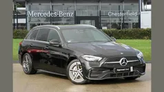 Black Used 2024 Mercedes C200 AMG line Estate | £29,305 (Good price)