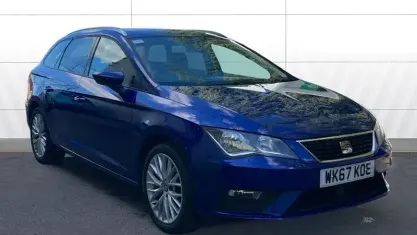 Used Seat Leon SE Dynamic 116 HP (85 kW) 2017 Blue Estate