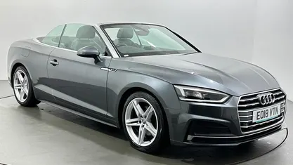 Used Audi A5 Cabriolet S-Line 190 HP (139 kW) 2017 Grey Cabriolet