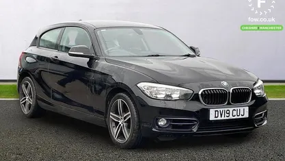 Used BMW 118 Sport Line 136 HP (100 kW) 2019 Black Hatchback