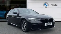 Black Used 2021 BMW 530e M Sport Estate | £23,927 (Fair price)