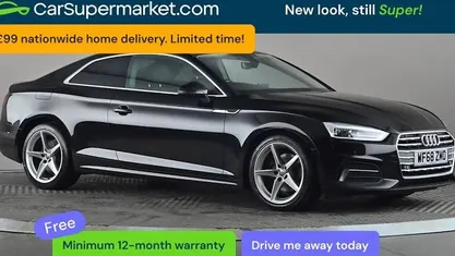 Used Audi A5 Sport 150 HP (110 kW) 2018 Black Coupe