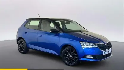 Used Skoda Fabia Colour Edition 75 HP (55 kW) 2019 Blue Hatchback
