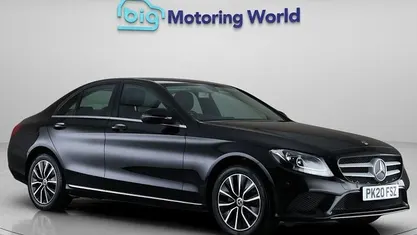 Used Mercedes C180 SE 156 HP (114 kW) 2020 Black Sedan