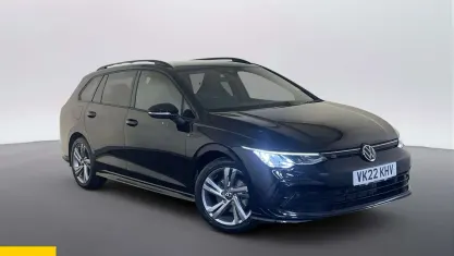 Used VW Golf VIII R-line 150 HP (110 kW) 2022 Black Estate