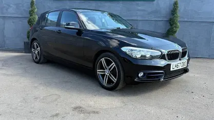 Used BMW 118 Sport Line 136 HP (100 kW) 2017 Black Hatchback