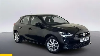 Used Vauxhall Corsa 75 HP (55 kW) 2021 Black Hatchback