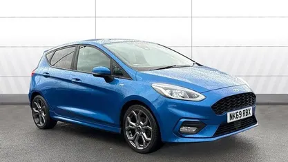 Blue Used 2019 Ford Fiesta ST-Line Hatchback | £9,240 (Fair price)
