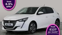 White Used 2021 Peugeot 208 Allure Hatchback | £10,226 (Fair price)