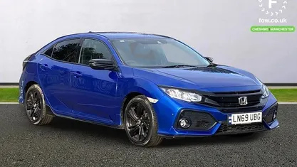 Used Honda Civic Dynamic 126 HP (92 kW) 2019 Blue Hatchback
