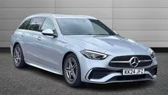 Silver Used 2024 Mercedes C220 AMG line Estate | £34,950 (Fair price)