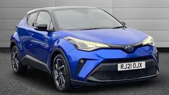 Nebula blue Used 2021 Toyota C-HR SUV | £18,701 (Fair price)