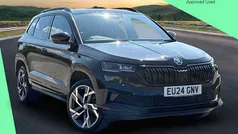 Black magic pearl effect Used 2024 Skoda Karoq SportLine SUV | £27,000 (Fair price)
