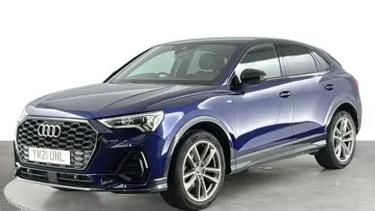 Used Audi Q3 Sportback Black Edition 150 HP (110 kW) 2021 Blue SUV