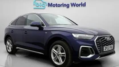 Used Audi Q5 Sportback S-Line 204 HP (150 kW) 2022 Blue SUV
